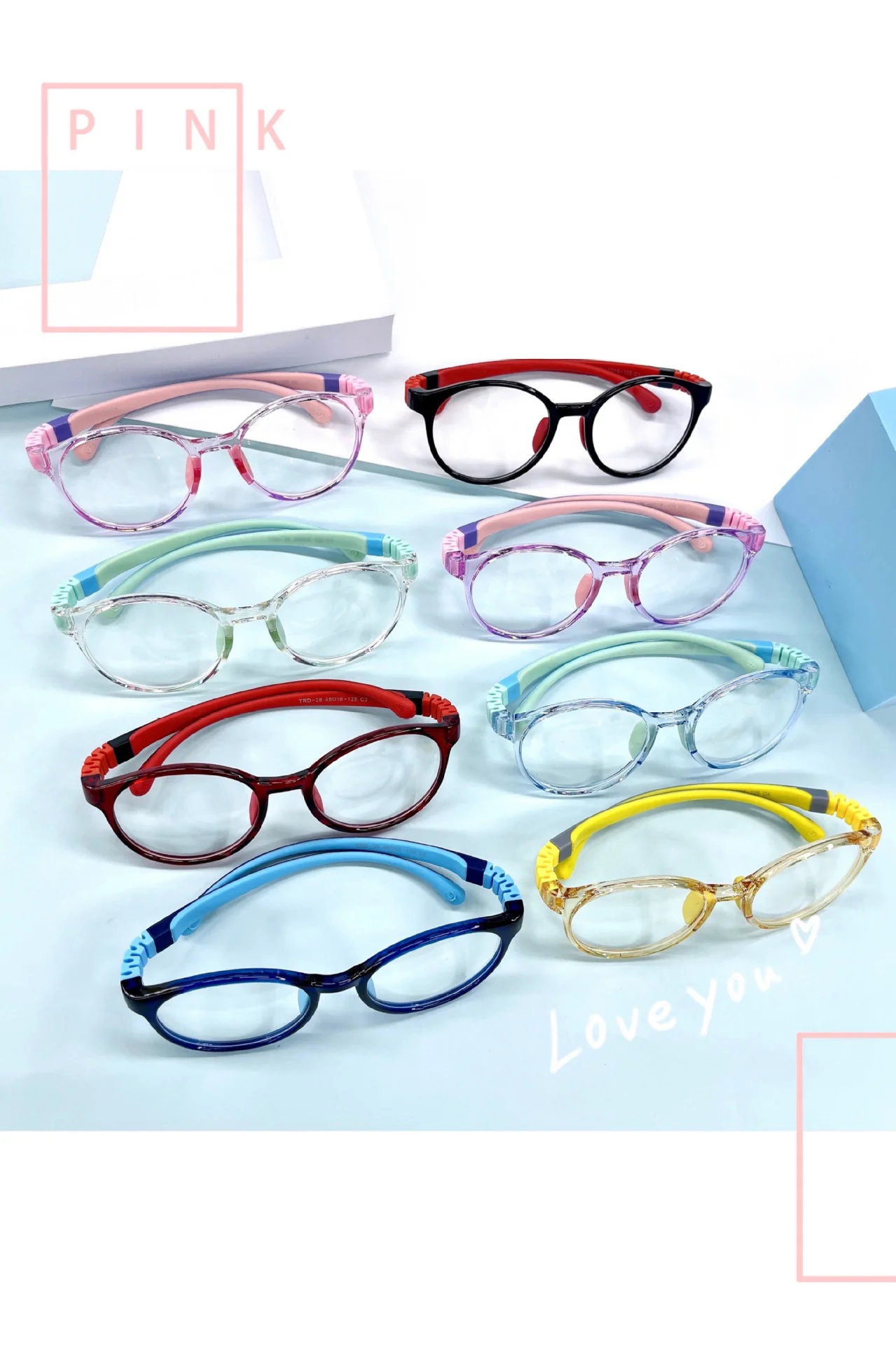 Kids' TR Flexible Glasses Frames