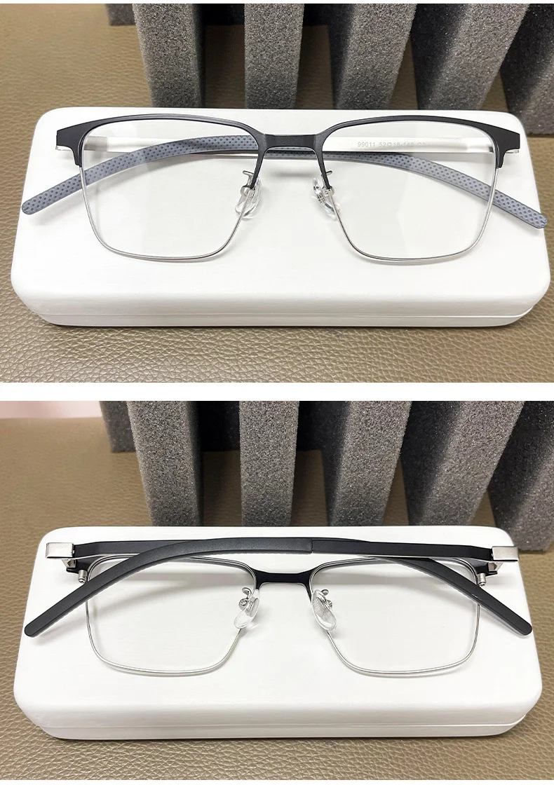 Sleek Alloy Full-Frame Glasses