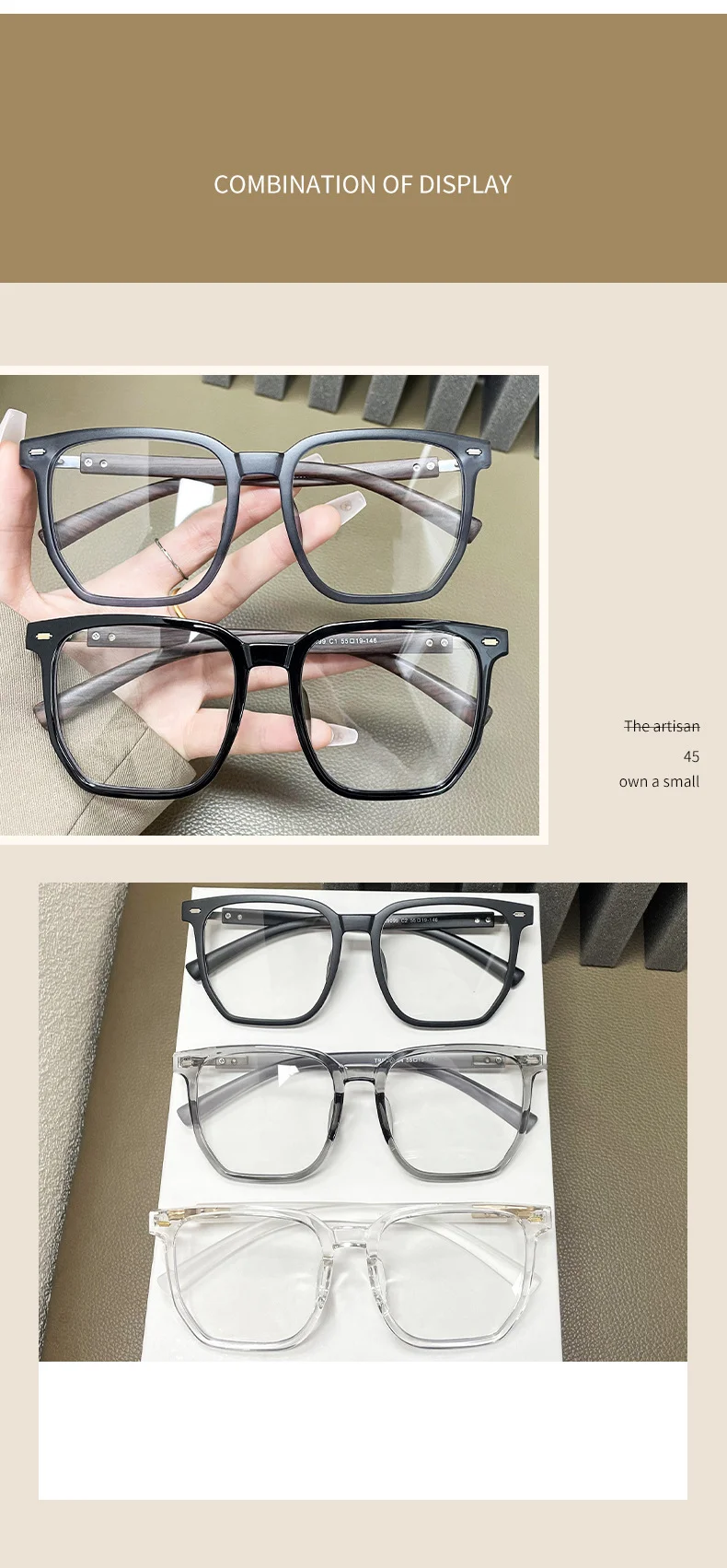 TR90 Oversized Blue Light Glasses