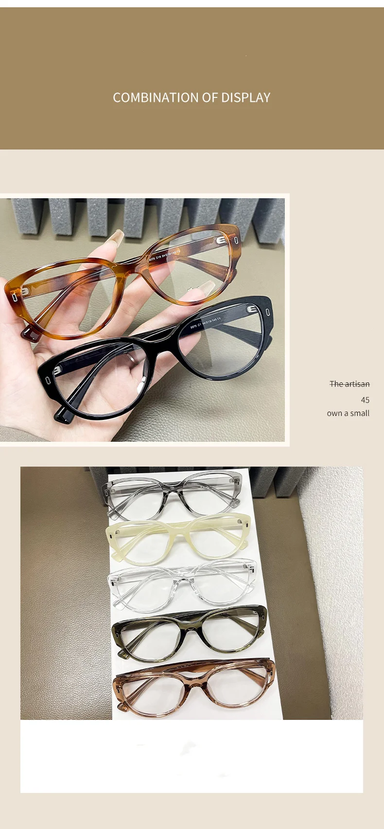 Fashionable TR90 Full-Frame Glasses