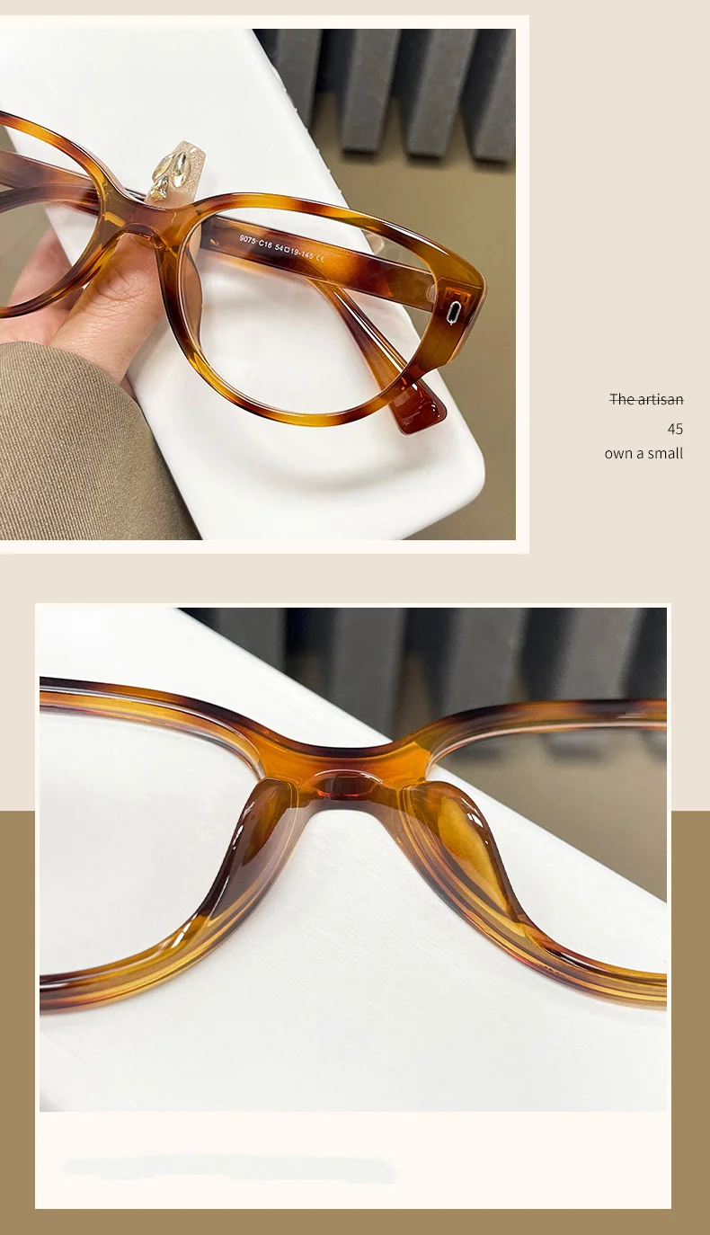 Fashionable TR90 Full-Frame Glasses