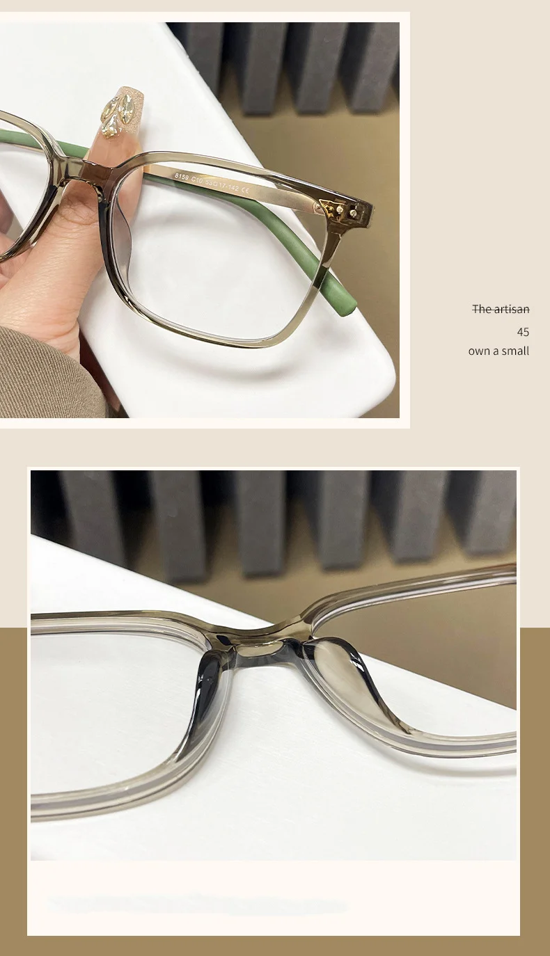 Stylish TR90 Full-Frame Glasses